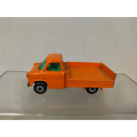 FORD TRANSIT PICKUP ORANGE MB66 (3) /apx 1:64 MATCHBOX NO BOX