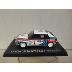 LANCIA DELTA 1990 INTEGRALE WIN RALLY MONTE CARLO AURIOL 1:43 ALTAYA IXO PEANA ROTA