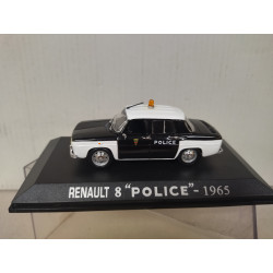 RENAULT 8 1965 POLICE PIE 1:43 HACHETTE NOREV