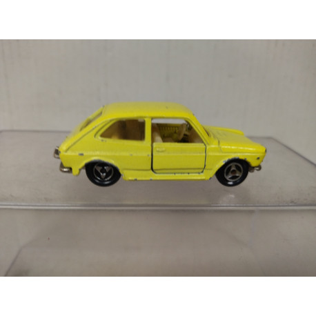 FIAT 127 YELLOW 1:55/apx 1:64 MAJORETTE 203 NO BOX