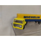 BERNARD SEMI TRAILER MICHELIN 1:100/apx 1:64 MAJORETTE RAIL ROUTE NO BOX