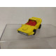 WOOSH-N PUSH YELLOW SUPERFAST 58 1:60/apx 1:64 MATCHBOX NO BOX