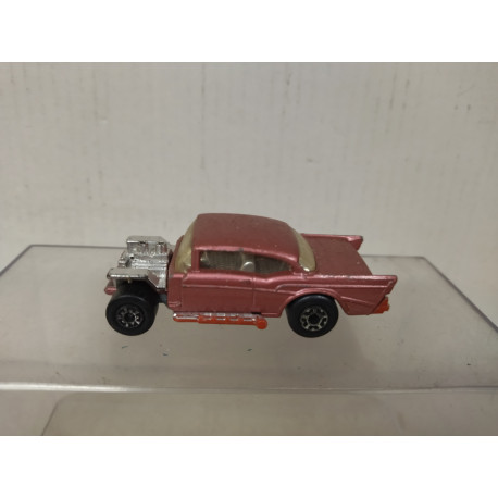 CHEVROLET 1957 ROSA MB04 1:67/apx 1:64 MATCHBOX NO BOX DESGUACE/SCRAPPING