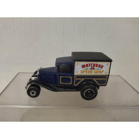 FORD MODEL A VAN SPEED SHOP SUPERFAST 38 1:52/ apx 1:64 MATCHBOX NO BOX