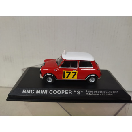 BMC MINI COOPER S 1967 RALLY MONTE CARLO AALTONEN 1:43 ALTAYA IXO