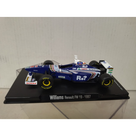 WILLIAMS FW19 1997 FORMULA F1 WIN VILLENEUVE 1:43 RBA IXO