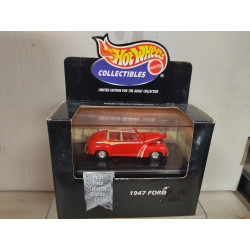 FORD 1947 RED BLACK BOX COLLECTIBLES 1:64 HOT WHEELS