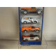 PACK 5-CARS HARLEY-DAVIDSON 1:64 HOT WHEELS