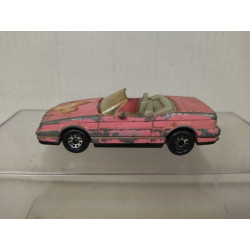 CADILLAC ALLANTE CABRIO PINK MB65/72 1:60/apx 1:64 MATCHBOX NO BOX