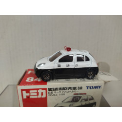 NISSAN MARCH POLICE JAPAN 1:58/apx 1:64 TOMICA 84