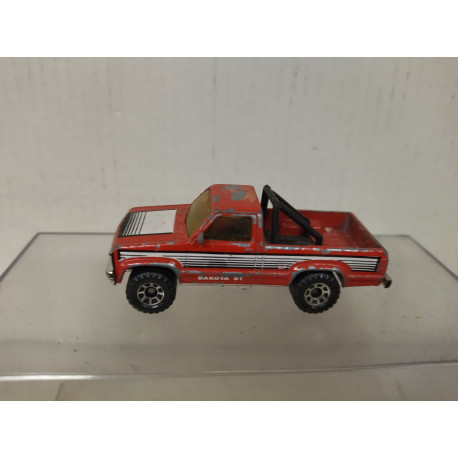 DODGE DAKOTA PICKUP MB186 (2) 1:63/apx 1:64 MATCHBOX NO BOX