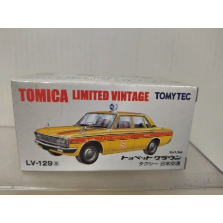 TOYOPET CROWN TAXI NIPPON 1:64 TOMICA LIMITED VINTAGE LV-129A