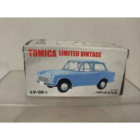 TOYOTA PUBLICA BLUE 1:64 TOMICA LIMITED VINTAGE LV-08B