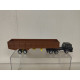 FORD CABOVER SEMI TRUCK & TRAILER BLACK 1:100/1:87/apx 1:64 YATMING NO BOX