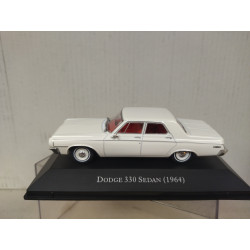 DODGE 330 1964 SEDAN WHITE AMERICAN CARS 1:43 ALTAYA IXO