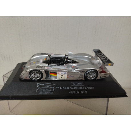 AUDI R8 2000 LMP 24 H LE MANS AIELLO-MCNISH-ORTELLI 1:43 QUARTZO XLM059