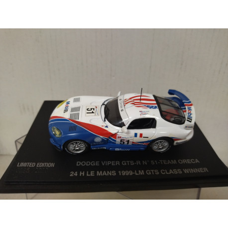 DODGE VIPER GTS-R 1999 24 H LE MANS TEAM ORECA 1:43 EAGLE´S BY UH