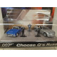 007 BOND 40TH ANNIV CHOOSE Q´RUSE SUNBEAM + ASTON MARTIN 1:64 JOHNNY LIGHTNING