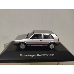 VOLKSWAGEN GOLF 2 1991 GTi SILVER VW COLLECTION 1:43 DeAGOSTINI IXO