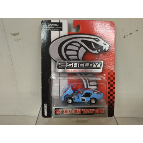 SHELBY COBRA DAYTONA COUPE 1965 n98 BLUE 1:64 SHELBY COLLECTIBLES