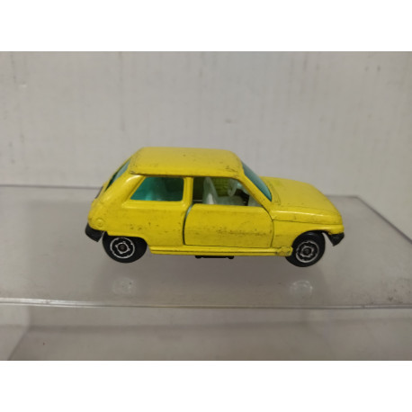 RENAULT 5 AMARILLO 1:64 GUISVAL VINTAGE ORIGINAL NO BOX