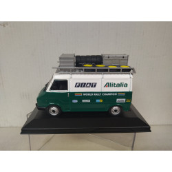 FIAT 242 E PH.1 ALITALIA ASSISTANCE RALLY 1:43 ALTAYA CAJA NO ORIGINAL/DEFECT/NO RETRO