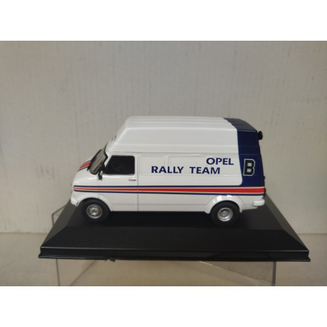 BEDFORD BLITZ 1982-83 OPEL ASSISTANCE RALLY 1:43 ALTAYA IXO CAJA NO ORIGINAL