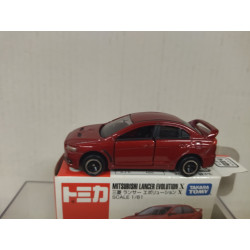 MITSUBISHI LANCER EVOLUTION X RED 1:61/apx 1:64 TOMICA 67