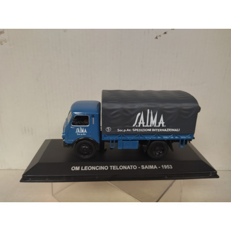 OM LEONCINO 1953 TELONATO SAIMA 1:43 EAGLEMOSS IXO