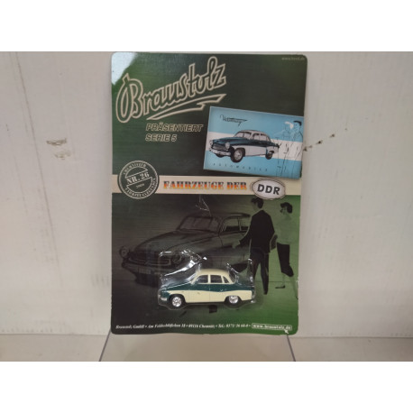 WARTBURG 311 LIMOUSINE DDR MODELL (2) 1:64 GRELL BRAUSTOLZ