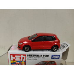 VOLKSWAGEN POLO RED 1:62/apx 1:64 TOMICA 109