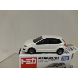 VOLKSWAGEN POLO WHITE 1:62/apx 1:64 TOMICA 109