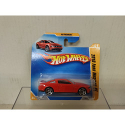 FORD MUSTANG 2010 GT RED 41/42 1:64 HOT WHEELS VINTAGE