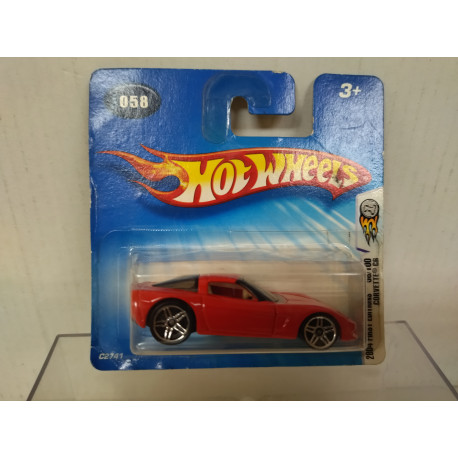 CHEVROLET CORVETTE C6 RED 58/100 FIRST EDITIONS 1:64 HOT WHEELS VINTAGE