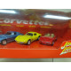 4-CAR BOX SET CHEVROLET CORVETTE 1963,1965,1970,1998 1:64 JOHNNY LIGHTNING