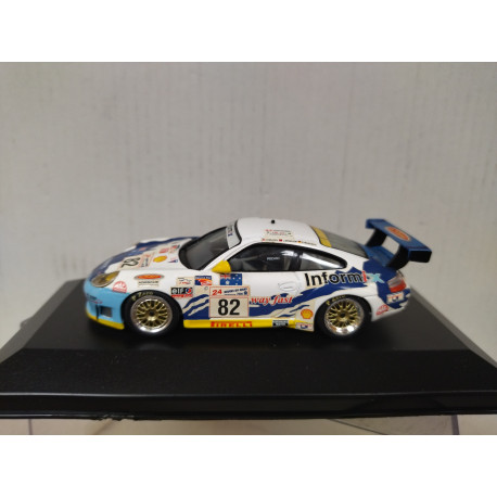 PORSCHE 911 GT3R 2000 24 H LE MANS n82 1:43 HIGH SPEED CAJA NO ORIGINAL