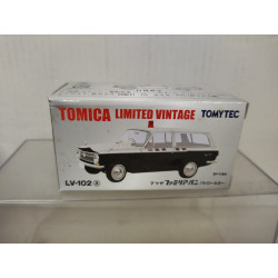 MAZDA FAMILIA WAGON VAN POLICE JAPAN 1:64 TOMICA LIMITED VINTAGE LV-102A