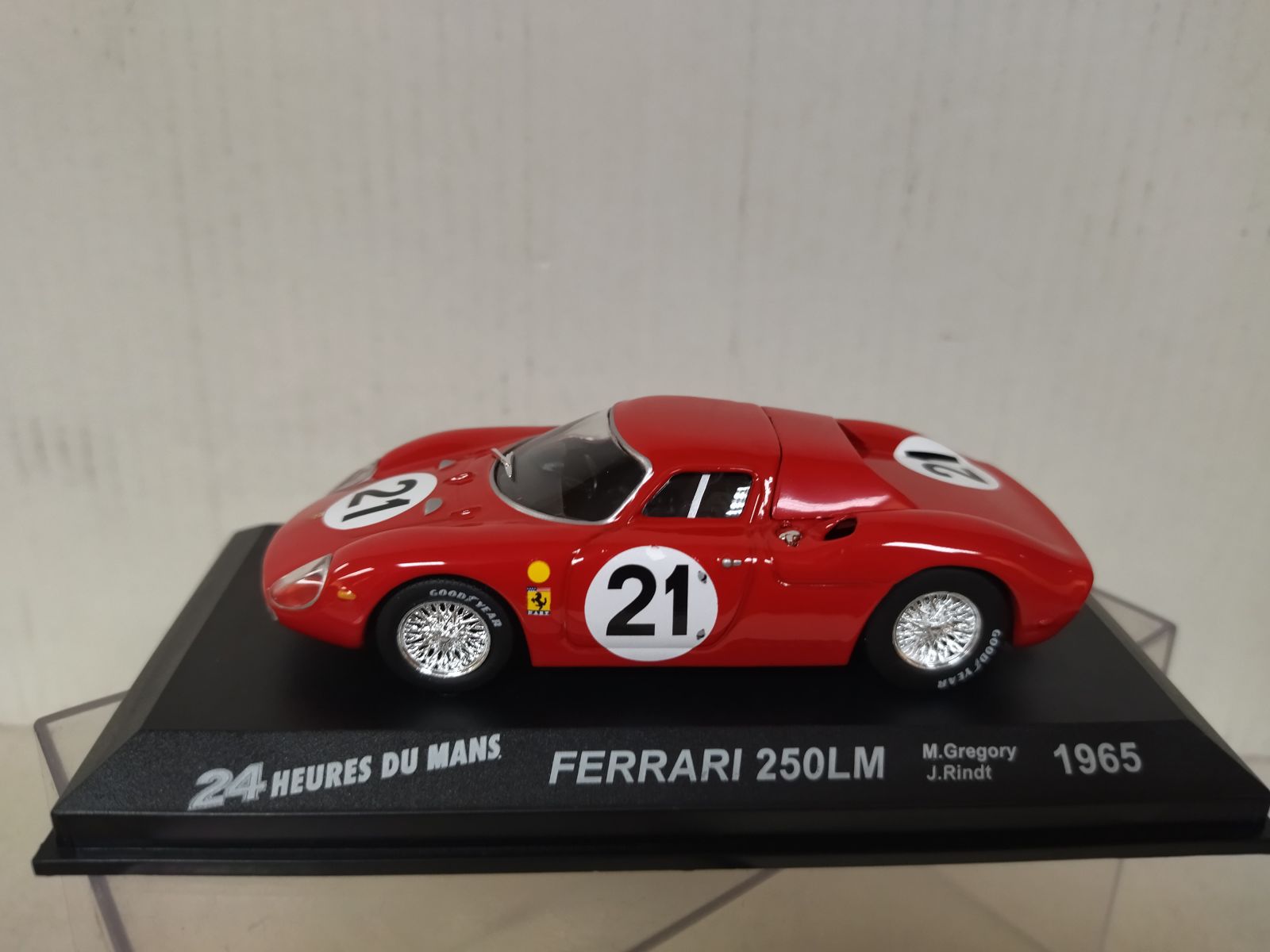 FERRARI 250 LM 1965 WIN 24 H LE MANS J.RINDT-M.GREGORY 1:43 ALTAYA IXO -  BCN STOCK CARS