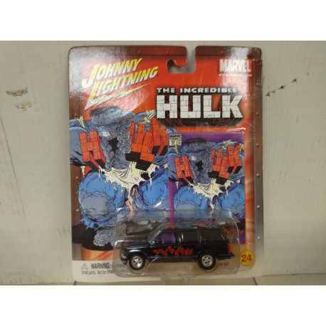 CHEVROLET TAHOE 1997 INCREDIBLE HULK 1:64 JOHNNY LIGHTNING