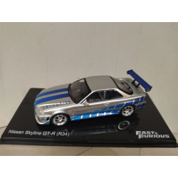 NISSAN SKYLINE GT-R (R34) FAST & FURIOUS 1:43 ALTAYA IXO