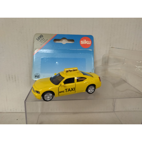 DODGE CHARGER USA NEW YORK TAXI 1:55/apx 1:64 SIKU 1490 OPEN BLISTER