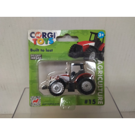 TRACTOR RED apx 1:64 CORGI TOYS n15