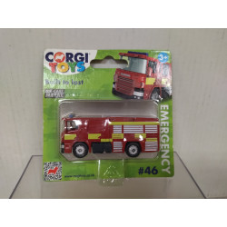 SCANIA FIRE ENGINE POMPIER BOMBEROS apx 1:64 CORGI TOYS n46