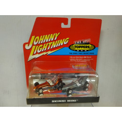 SKINNI MINI THE LOST TOPPERS PACK-2 CARS 1:64 JOHNNY LIGHTNING