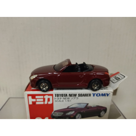 TOYOTA NEW SOARER DARK RED 1:61/apx 1:64 TOMICA 24