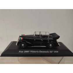 FIAT 2800 1939 VITTORIO EMANUELE III CLASSIC CARS 1:43 ALTAYA IXO