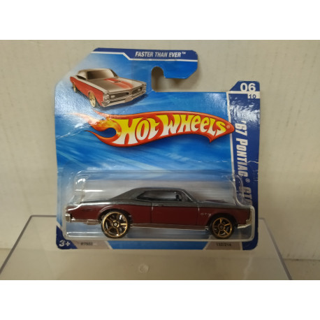 PONTIAC GTO 1967 6/10 FASTER THAN EVER 1:64 HOT WHEELS VINTAGE