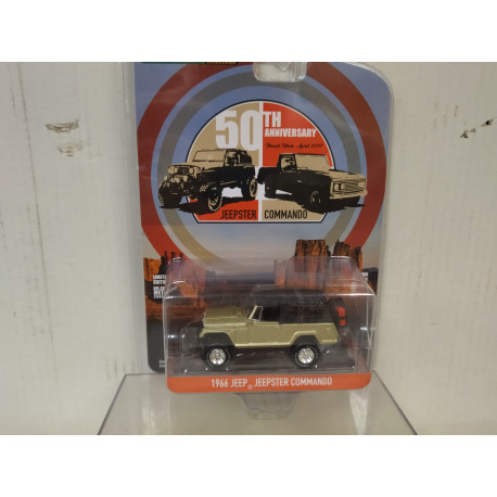 JEEP JEEPSTER COMMANDO 1967 50TH ANNIVERSARY 1:64 GREENLIGHT