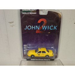 FORD CROWN VICTORIA 2008 JOHN WICK 2 HOLLYWOOD 1:64 GREENLIGHT