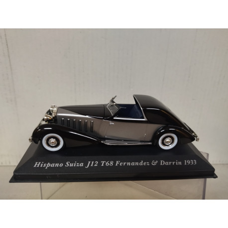 HISPANO SUIZA J12 T68 1933 FERNANDEZ & DARRIN CLASSIC CARS 1:43 ALTAYA IXO